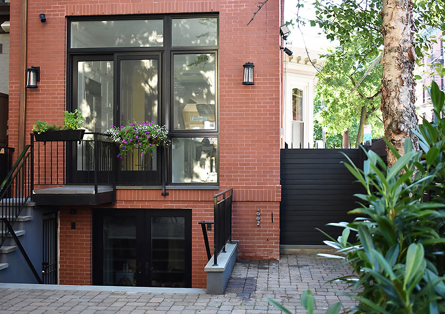 12th & Garden Townhouse backyard