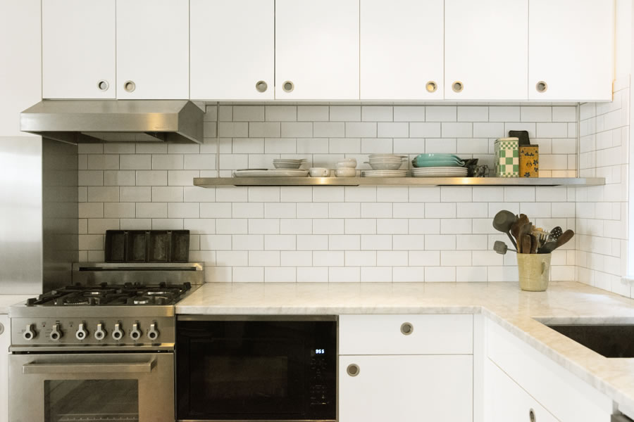 Carriage House kitchen detail, Hoboken