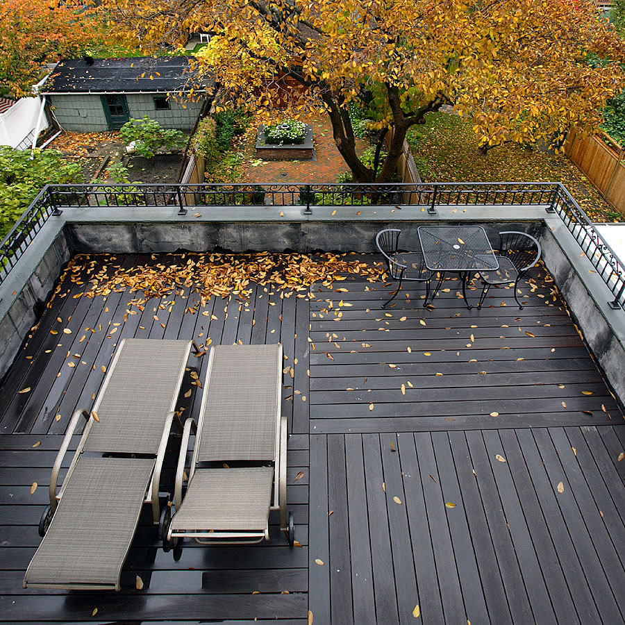 Garden Street Townhouse deck