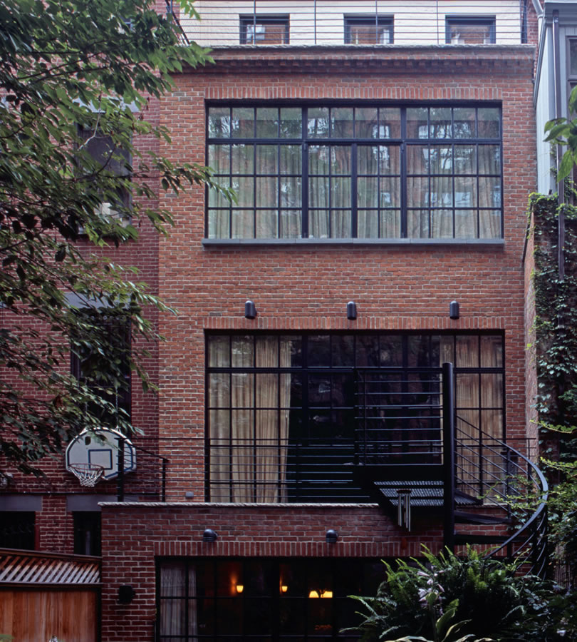 Upper East Side Townhouse back exterior