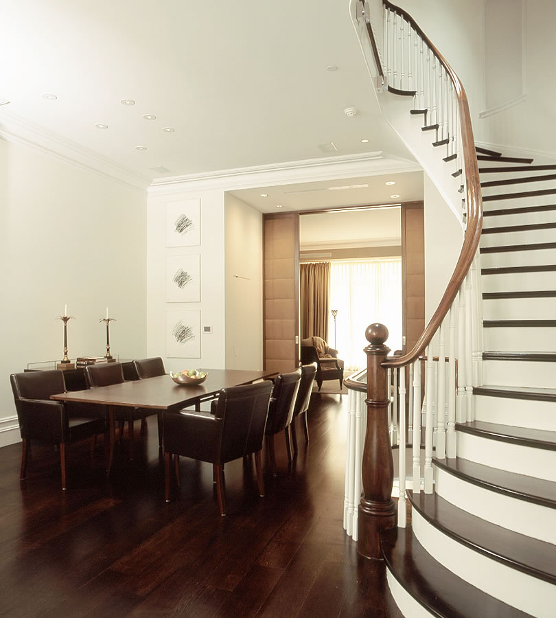 Upper East Side Townhouse stairwell